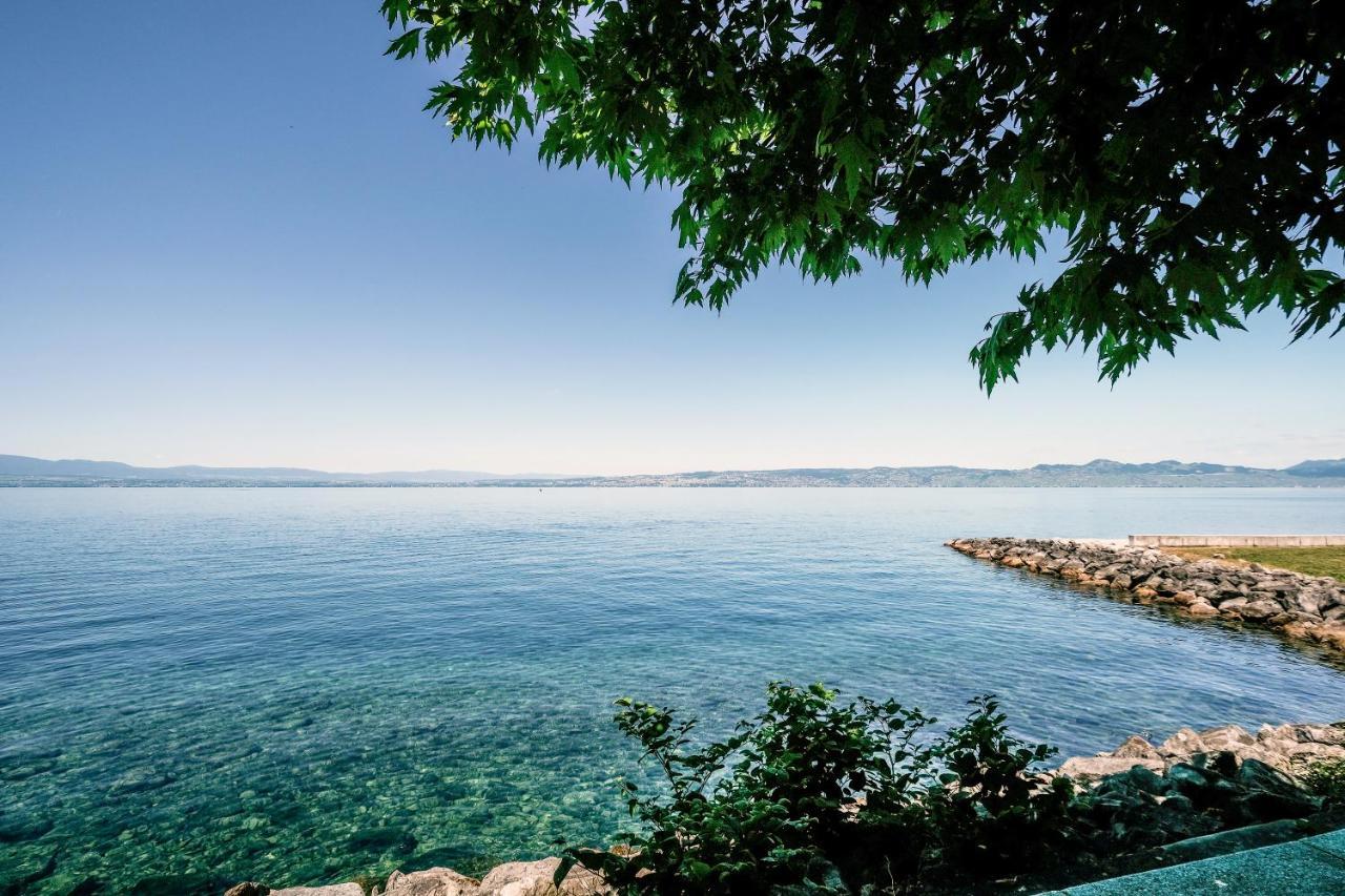 Pieds Dans L'Eau - Lac Leman - 2 Min Evian - Spacieux Neuvecelle Exterior foto